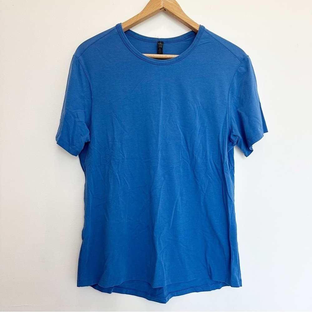 Lululemon Men’s 5 Year Basic Tee Shirt Crew Neck Short Sleeve Blue Size Large
